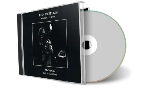 Front cover artwork of Led Zeppelin Compilation CD Shakin All Over Soundboard