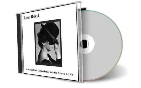 Front cover artwork of Lou Reed 1975-03-01 CD Gothenburg Audience