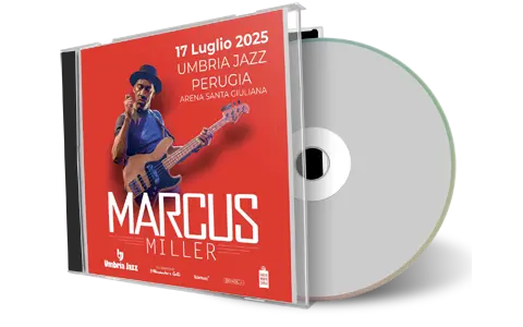 Front cover artwork of Marcus Miller 2025-07-17 CD Umbria Jazz Festival Audience