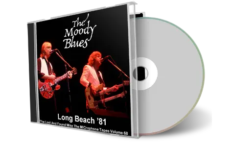 Front cover artwork of Moody Blues Compilation CD Long Beach 1981 Audience