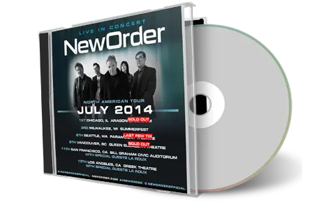 Front cover artwork of New Order 2014-07-03 CD Milwaukee Audience