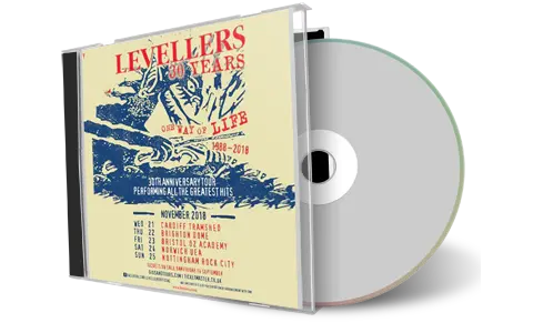 Front cover artwork of The Levellers 2018-11-24 CD Bristol Audience