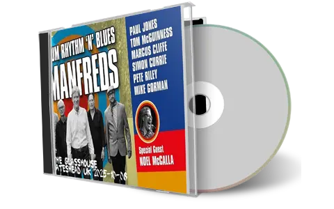 Front cover artwork of The Manfreds 2025-10-08 CD Gateshead Audience