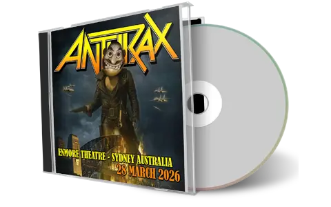 Front cover artwork of Anthrax 2026-03-26 CD Sydney Audience