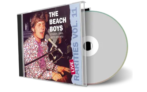 Front cover artwork of Beach Boys Compilation CD Live Rarities Vol 11 Soundboard