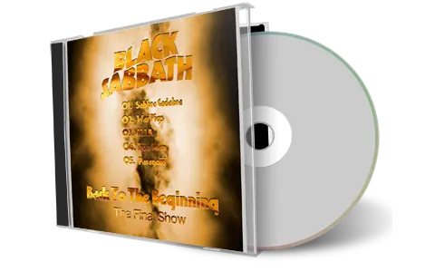 Front cover artwork of Black Sabbath Compilation CD The Last Show Audience