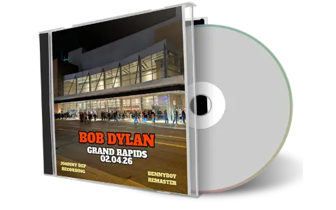 Front cover artwork of Bob Dylan 2026-04-02 CD Grand Rapids Audience