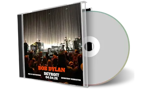 Front cover artwork of Bob Dylan 2026-04-04 CD Detroit Audience