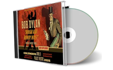 Front cover artwork of Bob Dylan 2026-04-09 CD Columbus Audience