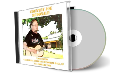 Front cover artwork of Country Joe 2004-01-31 CD San Francisco Soundboard
