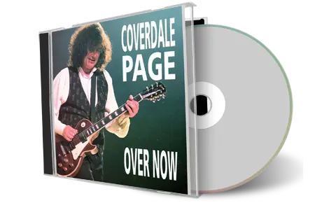 Front cover artwork of Coverdale Page Compilation CD Over Now Audience