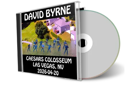 Front cover artwork of David Byrne 2026-04-20 CD Las Vegas Audience