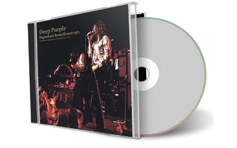 Front cover artwork of Deep Purple Compilation CD Dagenham Roundhouse 1972 Audience