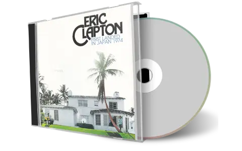 Front cover artwork of Eric Clapton Compilation CD First Landed In Japan 1974 Soundboard