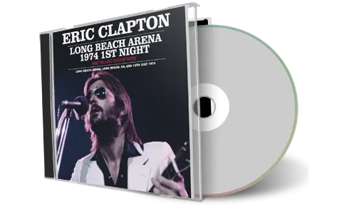 Front cover artwork of Eric Clapton Compilation CD Long Beach Arena 1974 1St Night Audience
