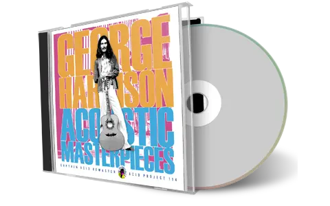 Front cover artwork of George Harrison Compilation CD Acoustic Masterpieces Soundboard