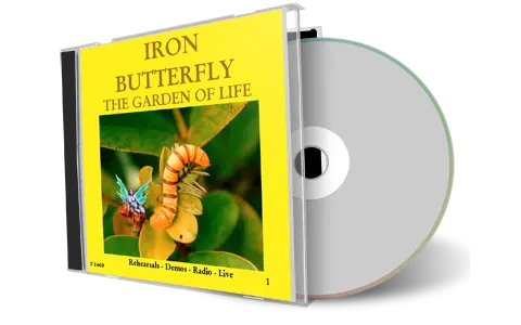 Front cover artwork of Iron Butterfly Compilation CD The Garden Of Life Soundboard