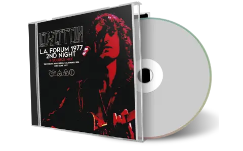 Front cover artwork of Led Zeppelin Compilation CD La Forum 1977 2Nd Night Audience