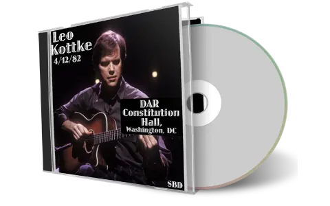 Front cover artwork of Leo Kottke 1982-04-12 CD Washington Soundboard