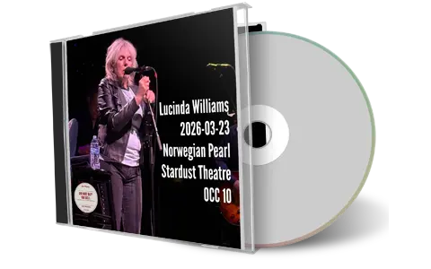 Front cover artwork of Lucinda Williams 2026-03-23 CD Outlaw Country Cruise Audience
