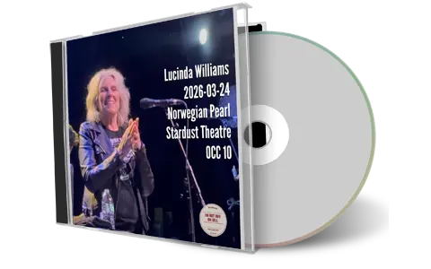 Front cover artwork of Lucinda Williams 2026-03-24 CD Outlaw Country Cruise Audience