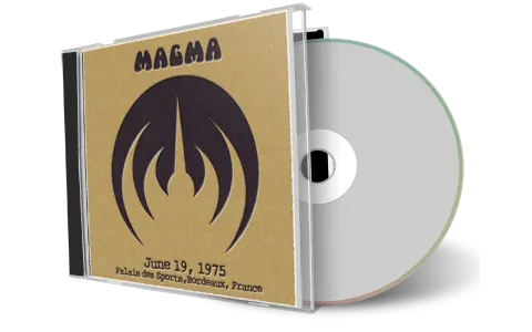 Front cover artwork of Magma 1975-06-19 CD Bordeaux Audience