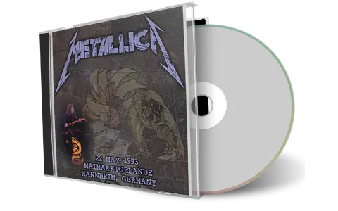 Front cover artwork of Metallica 1993-05-22 CD Mannheim Audience