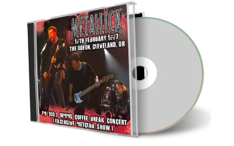 Front cover artwork of Metallica 1997-02-19 CD Cleveland Soundboard