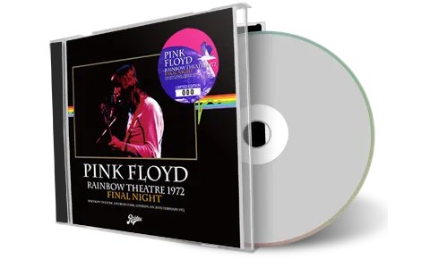 Front cover artwork of Pink Floyd Compilation CD Rainbow Theatre 1972 Final Night Audience