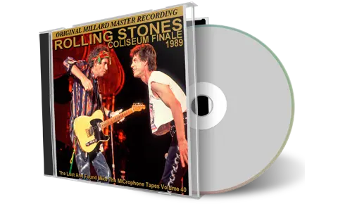 Front cover artwork of Rolling Stones 1989-10-22 CD Los Angeles Audience