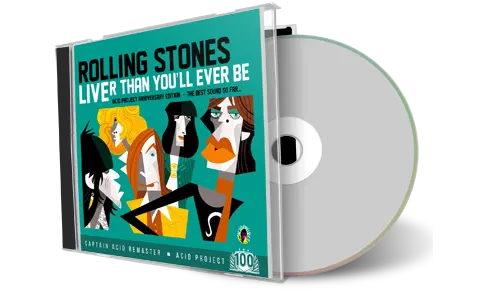 Front cover artwork of Rolling Stones Compilation CD Liver Than Youll Ever Be Audience