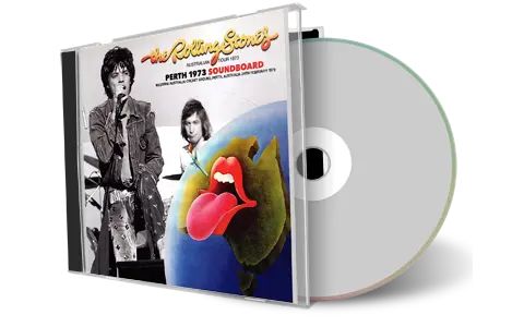 Front cover artwork of Rolling Stones Compilation CD Perth 1973 Soundboard
