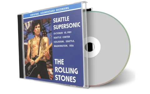 Front cover artwork of Rolling Stones Compilation CD Seattle Supersonic Soundboard