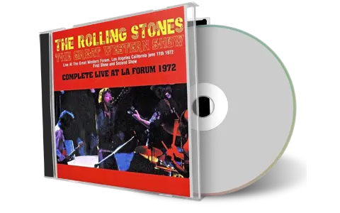 Front cover artwork of Rolling Stones Compilation CD The Great Western Show Audience