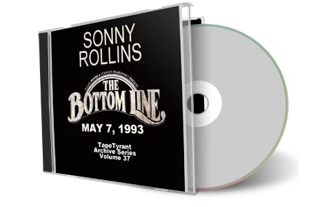Front cover artwork of Sonny Rollins 1993-05-07 CD New York City Soundboard