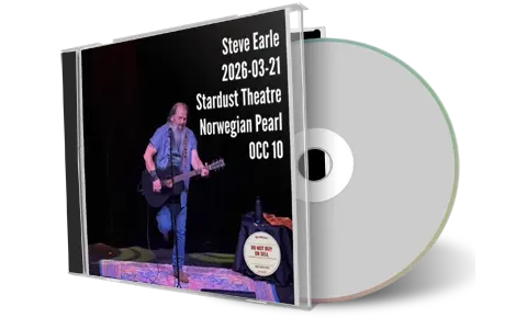 Front cover artwork of Steve Earle 2026-03-21 CD Outlaw Country Cruise 10 Audience
