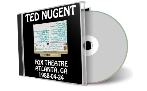 Front cover artwork of Ted Nugent 1988-04-24 CD Atlanta Audience