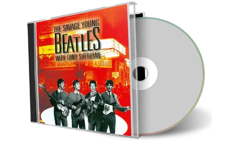 Front cover artwork of The Beatles Compilation CD The Savage Young Beatles With Tony Sheridan Soundboard