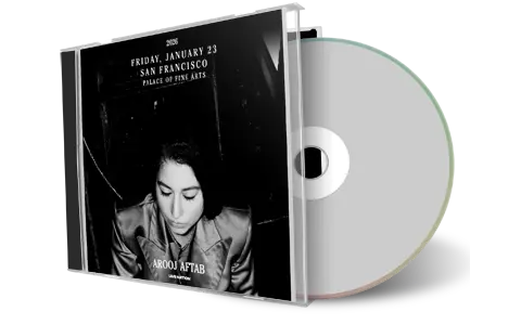 Front cover artwork of Arooj Aftab 2026-01-23 CD San Francisco Audience
