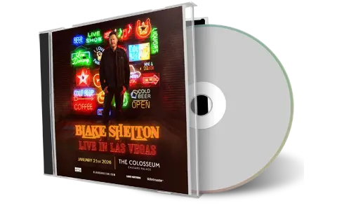 Front cover artwork of Blake Shelton 2026-01-21 CD Las Vegas Audience
