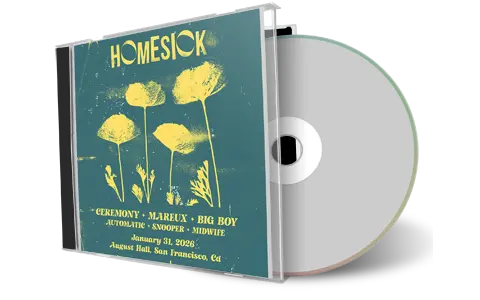 Front cover artwork of Ceremony 2026-01-31 CD Homesick Fest Audience