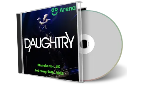 Front cover artwork of Daughtry 2026-02-26 CD Manchester Audience