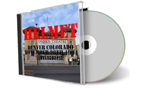 Front cover artwork of Helmet 1994-11-28 CD Denver Soundboard