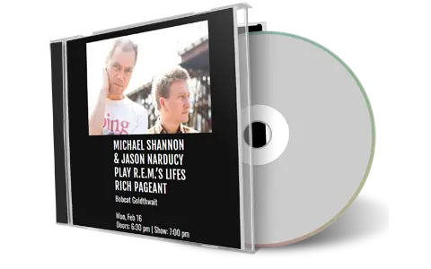 Front cover artwork of Michael Shannon And Jason Narducy 2026-02-16 CD San Francisco Audience