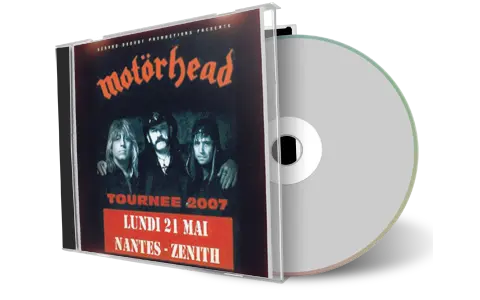 Front cover artwork of Motorhead 2007-05-21 CD Nantes Audience