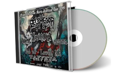 Front cover artwork of Narcotic Wasteland 2026-02-20 CD Lowell Audience