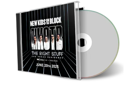 Front cover artwork of New Kids On The Block 2025-06-20 CD Las Vegas Audience