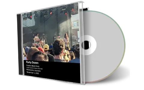 Front cover artwork of Party Dozen 2025-11-01 CD Melbourne Audience