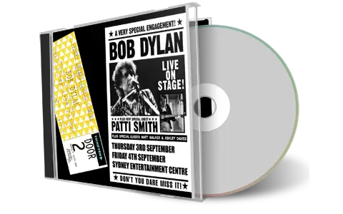 Front cover artwork of Patti Smith 1998-09-03 CD Sydney Audience
