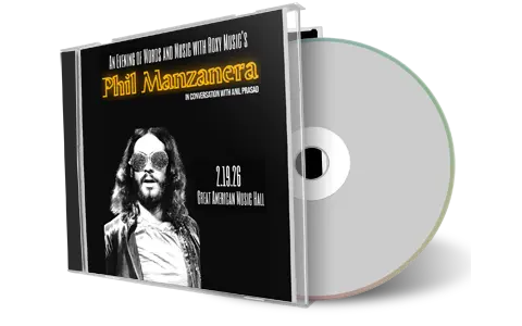 Front cover artwork of Phil Manzanera 2026-02-19 CD San Francisco Audience